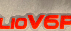 Sticker ClioV6Passion.fr Orange 24 cm